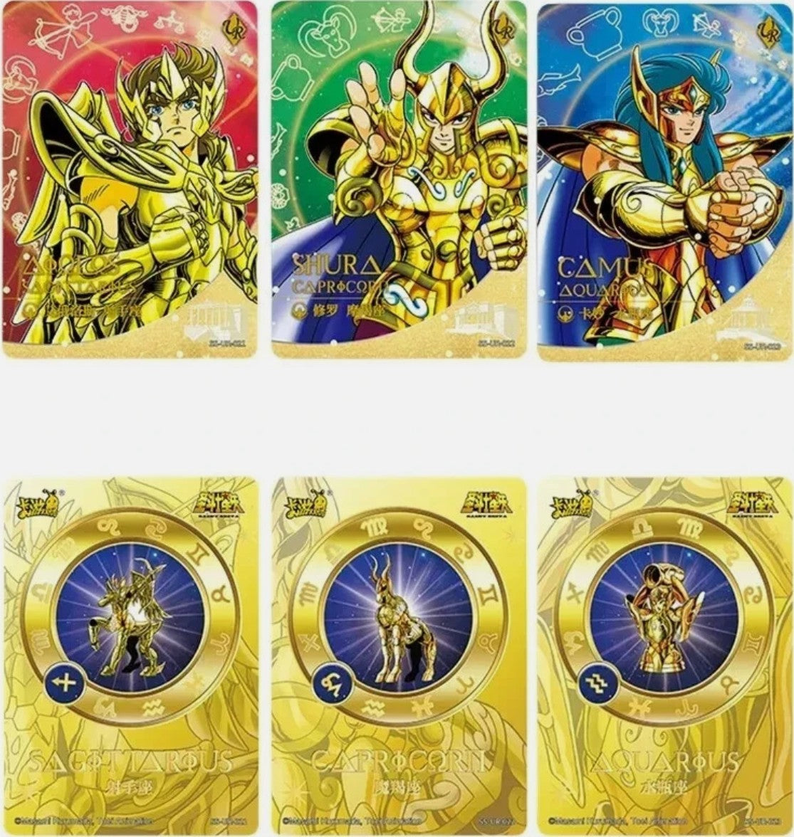Vue arrière display Saint Seiya Kayou série 1 avec descriptif 90 cartes officielles Bnexo
