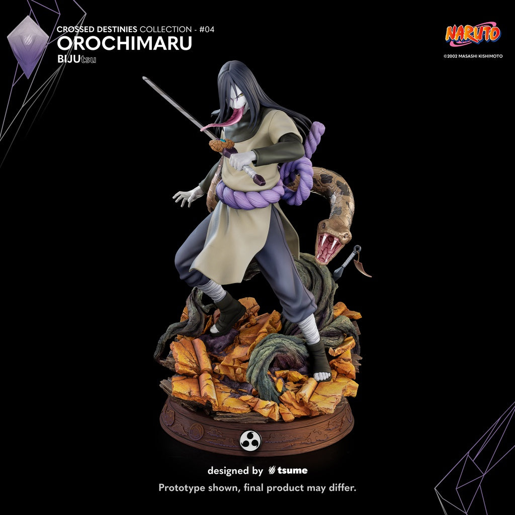 Statue Orochimaru Tsume Bijutsu Naruto Shippuden Résine