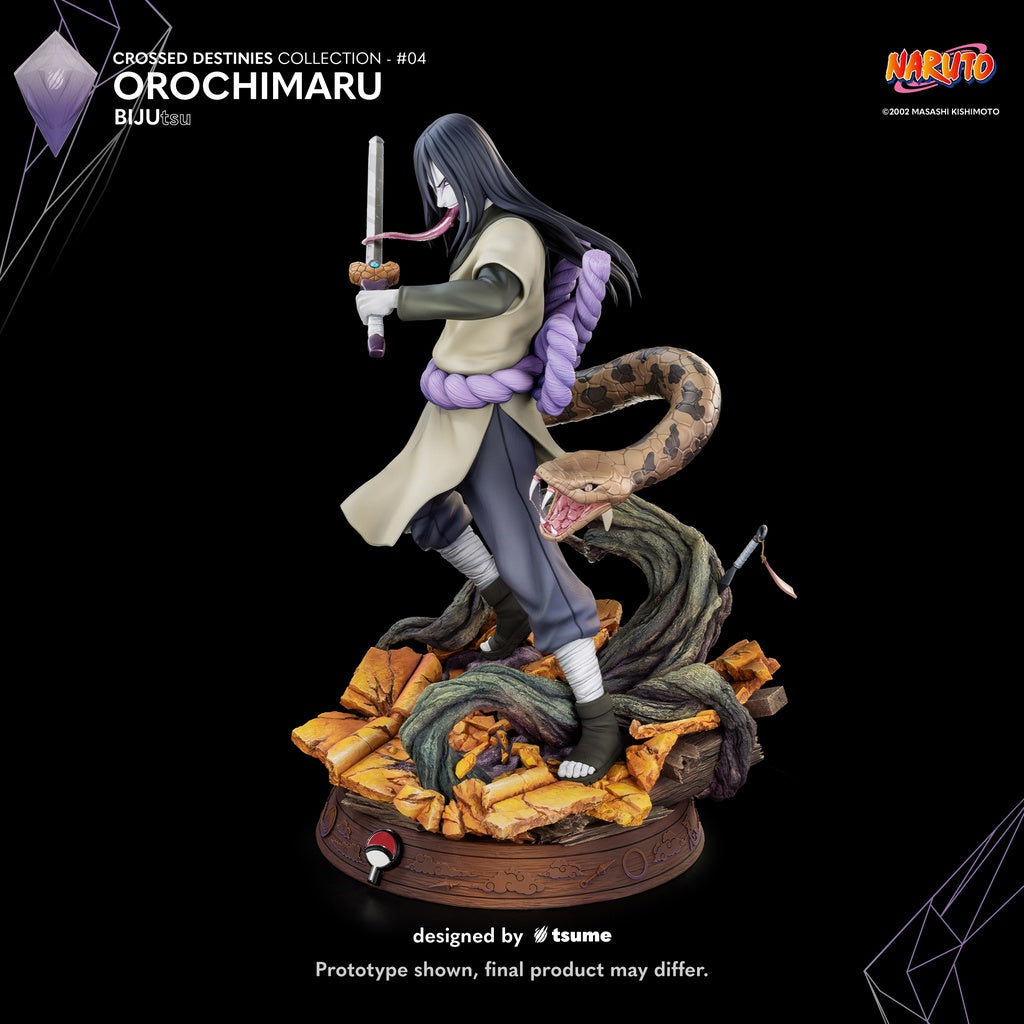 Statue Orochimaru Tsume Bijutsu Naruto Shippuden Résine