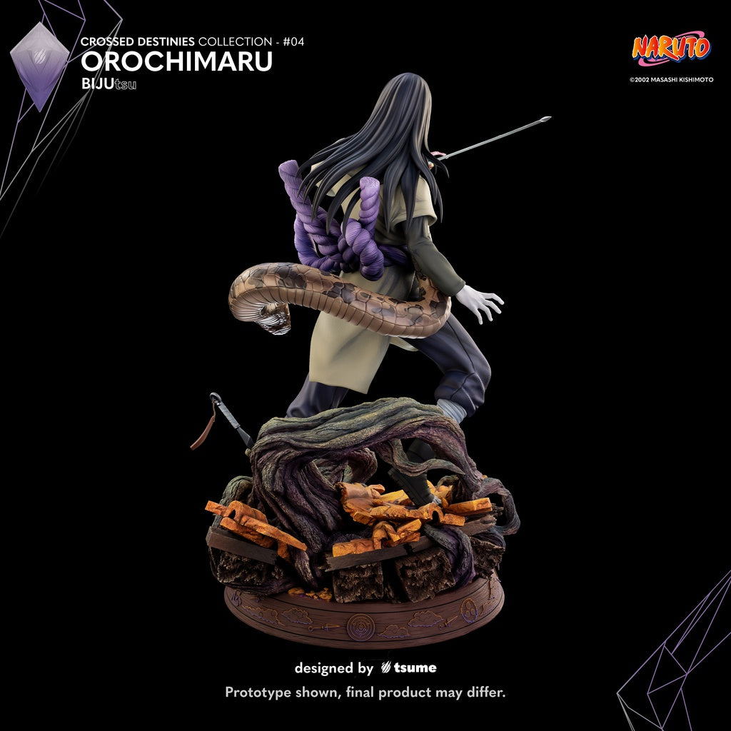 Statue Orochimaru Tsume Bijutsu Naruto Shippuden Résine