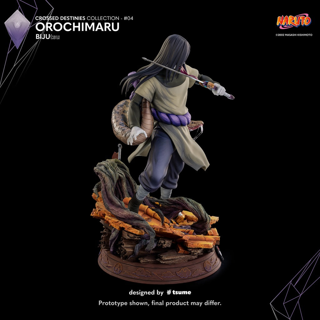 Statue Orochimaru Tsume Bijutsu Naruto Shippuden Résine