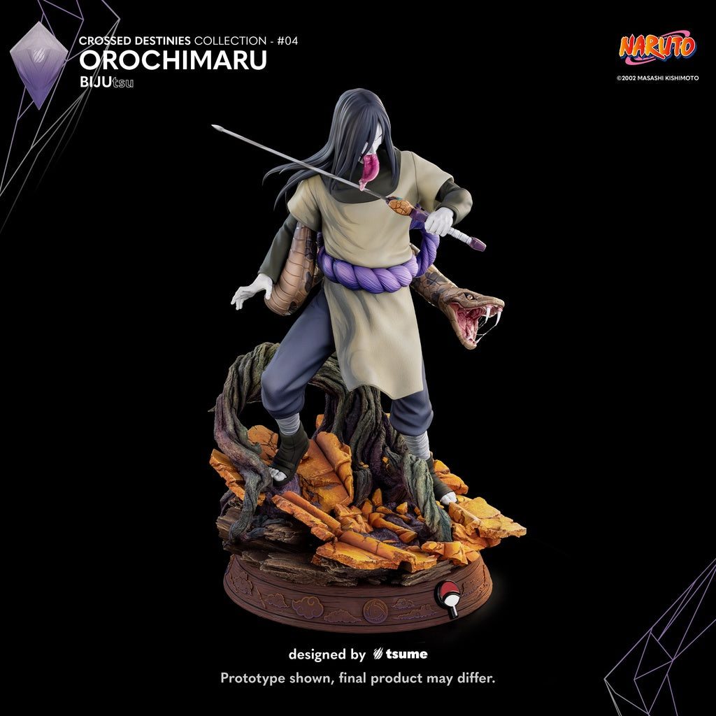 Statue Orochimaru Tsume Bijutsu Naruto Shippuden Résine