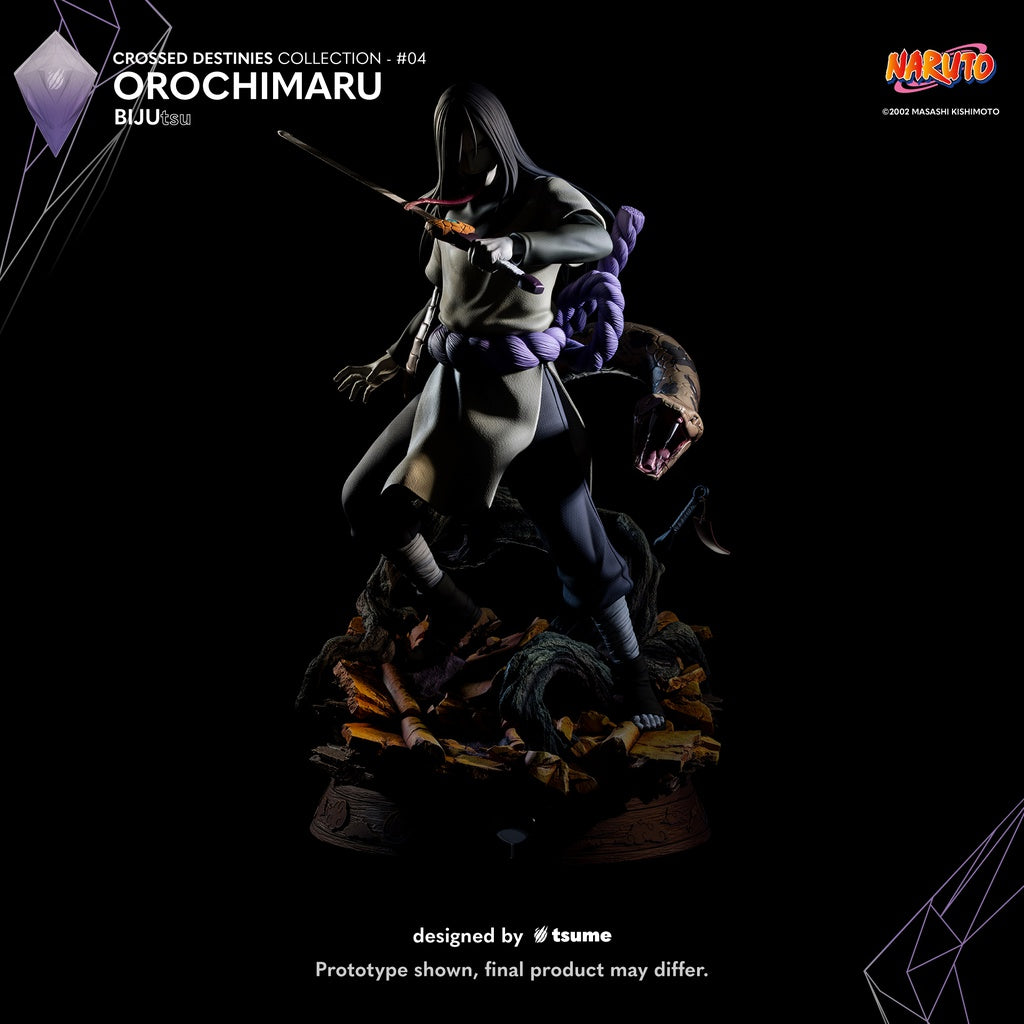 Statue Orochimaru Tsume Bijutsu Naruto Shippuden Résine