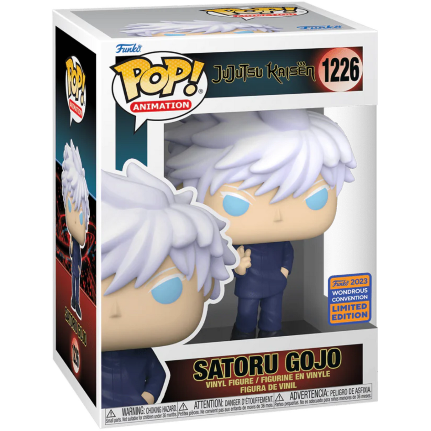 Funko Pop Satoru Gojo 1226 Jujutsu Kaisen Convention 2023