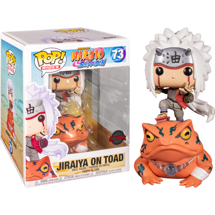 Funko Pop Jiraiya sur Crapaud Exclusive 73 Naruto Shippuden