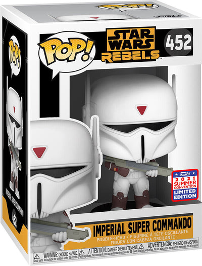 Funko Pop Star Wars Imperial Super Commando 452 Édition Limitée